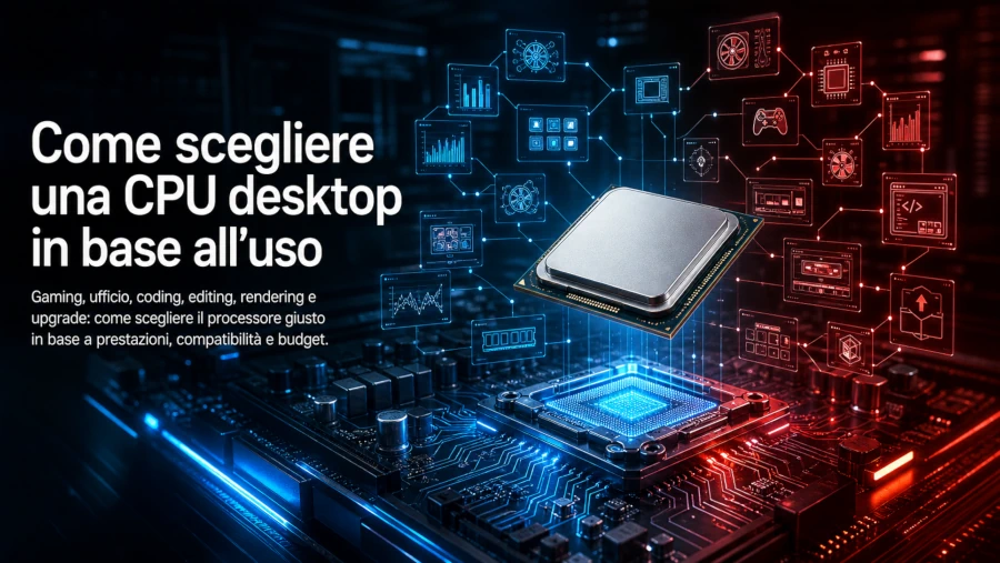 CPU desktop: come scegliere in base all’uso reale