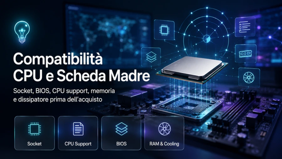 Compatibilità CPU scheda madre: evita acquisti sbagliati