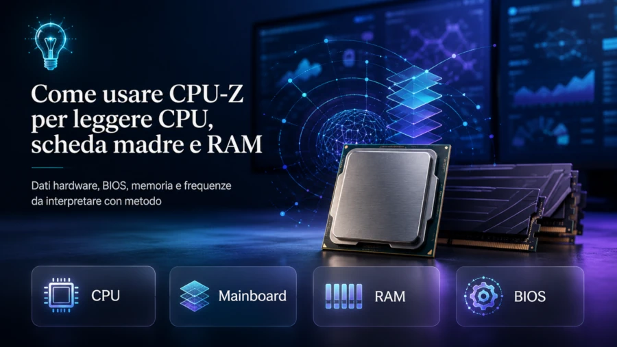 Come usare CPU-Z per leggere CPU, scheda madre e RAM
