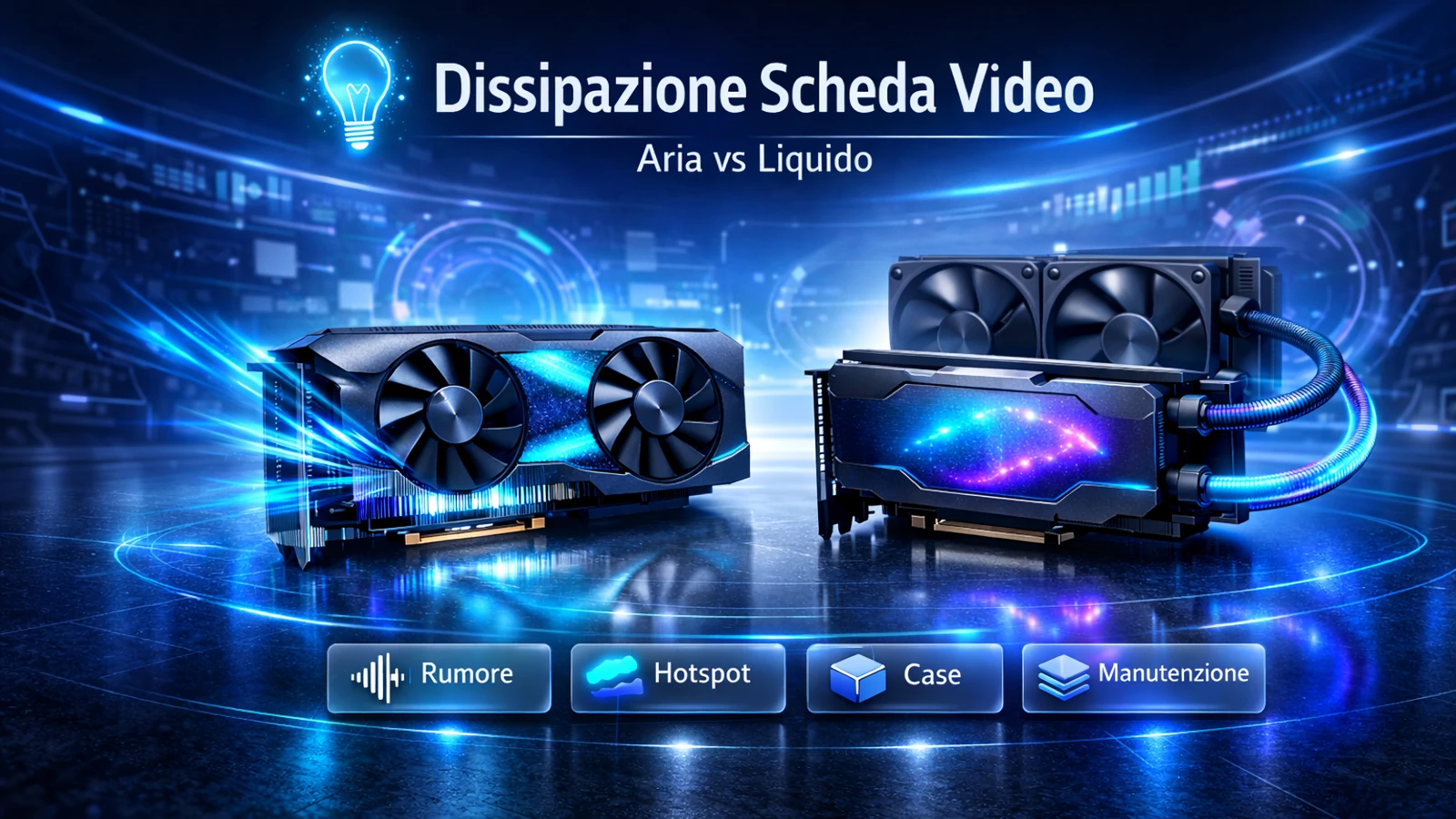 GPU ad aria o a liquido: differenze, pro e contro