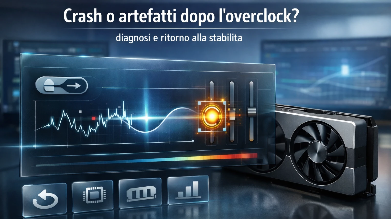GPU instabile dopo overclock o undervolt: diagnosi e rientro nei limiti