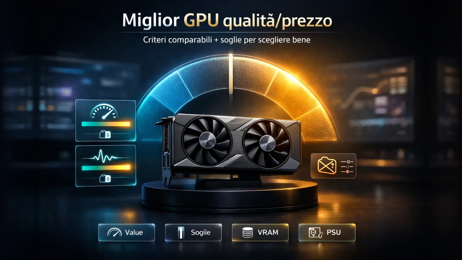 Miglior GPU qualità/prezzo 2026: criteri e modelli