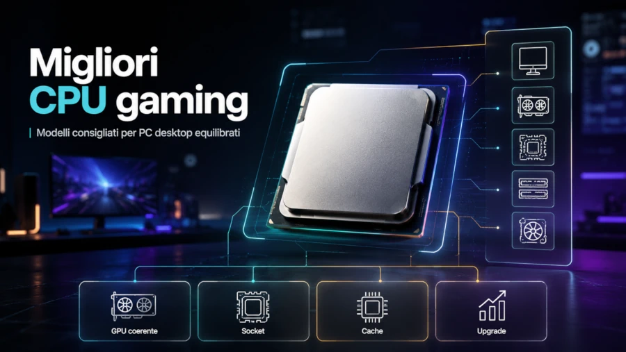 Migliori CPU gaming per PC desktop