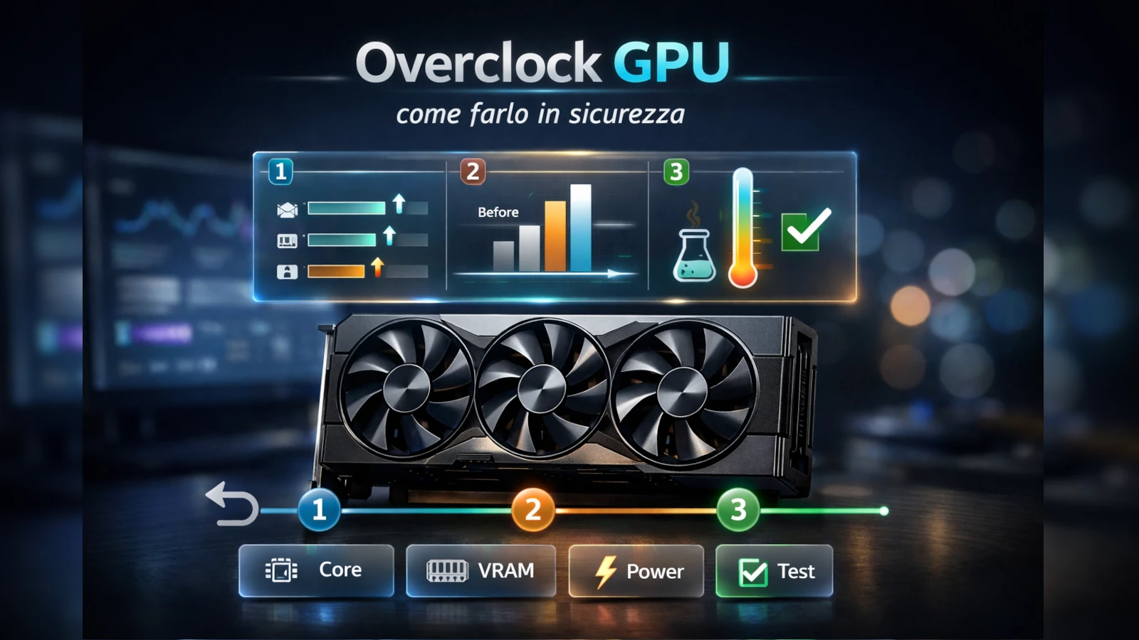 Come fare overclock della GPU e misurare il guadagno reale