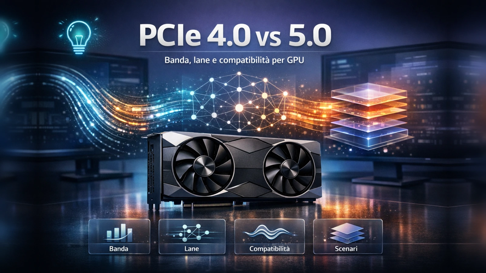 PCIe 4.0 o 5.0 per la scheda video: cosa cambia davvero
