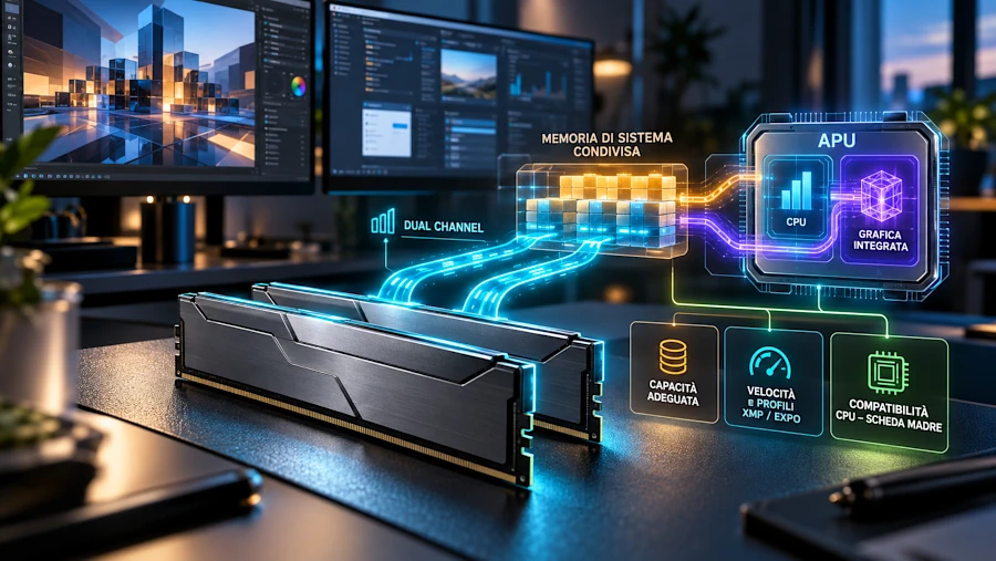 RAM per APU e grafica integrata: quale scegliere?