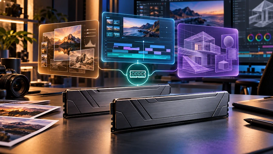RAM per video editing, foto e 3D: quanta e quale scegliere