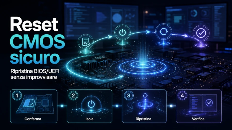 Reset CMOS scheda madre: come ripristinare il BIOS/UEFI