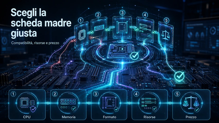 Come scegliere la scheda madre giusta per il PC