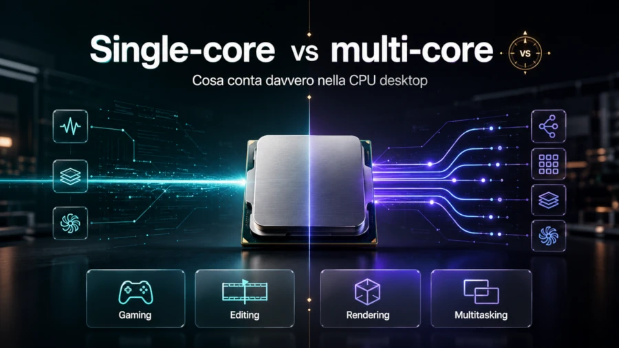 Single-core o multi-core: cosa cambia davvero nella CPU