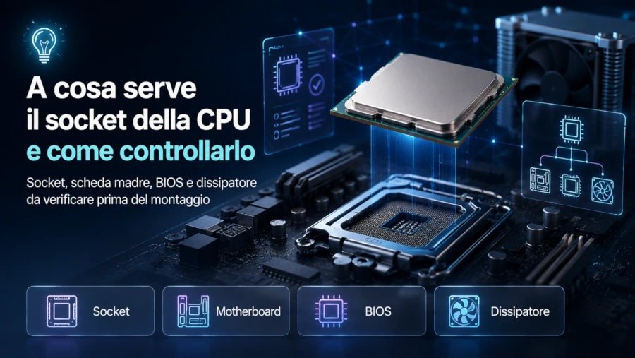 A cosa serve il socket della CPU e come controllarlo