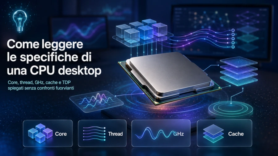 Come leggere le specifiche di una CPU desktop