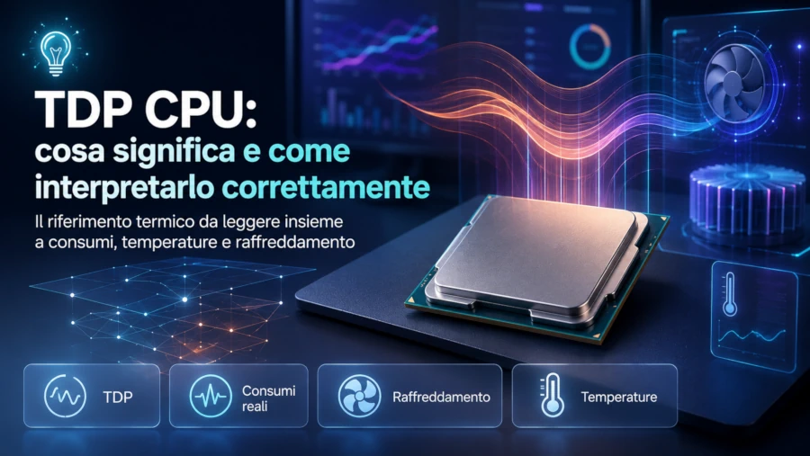 TDP CPU: cosa significa e come interpretarlo correttamente