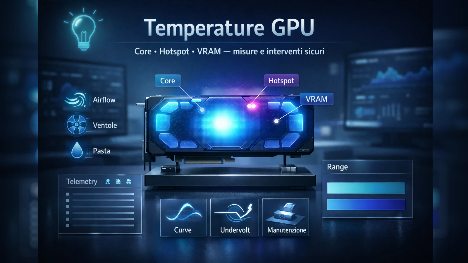 Temperature della GPU: range normali di core, hotspot e VRAM